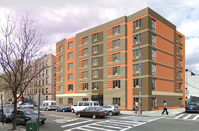 BFL Supportive Housing South Bronx rendering BFL Supportive Housing South Bronx rendering