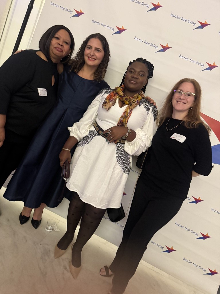 Emily Bell, second from right, honoree